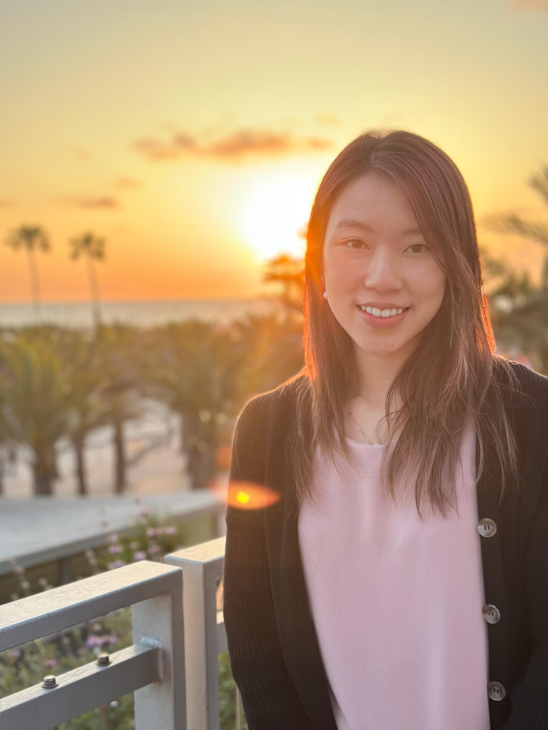 Alice by the sunset