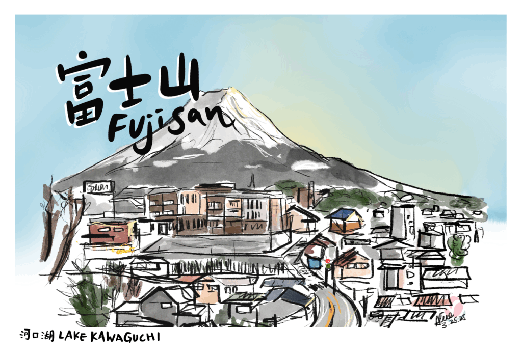 Picture of Mt Fuji urbansketching