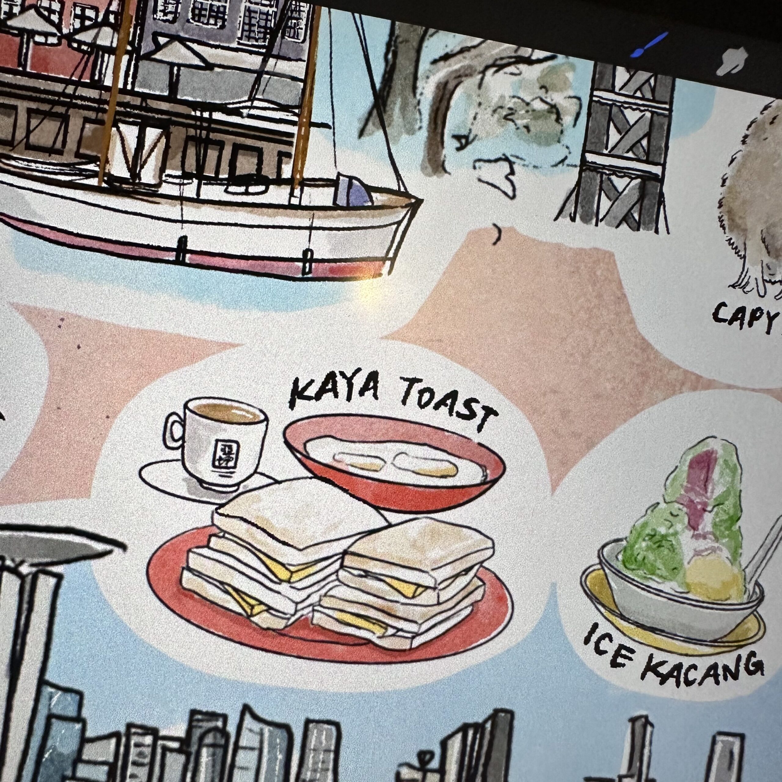 Kaya toast illustatiin