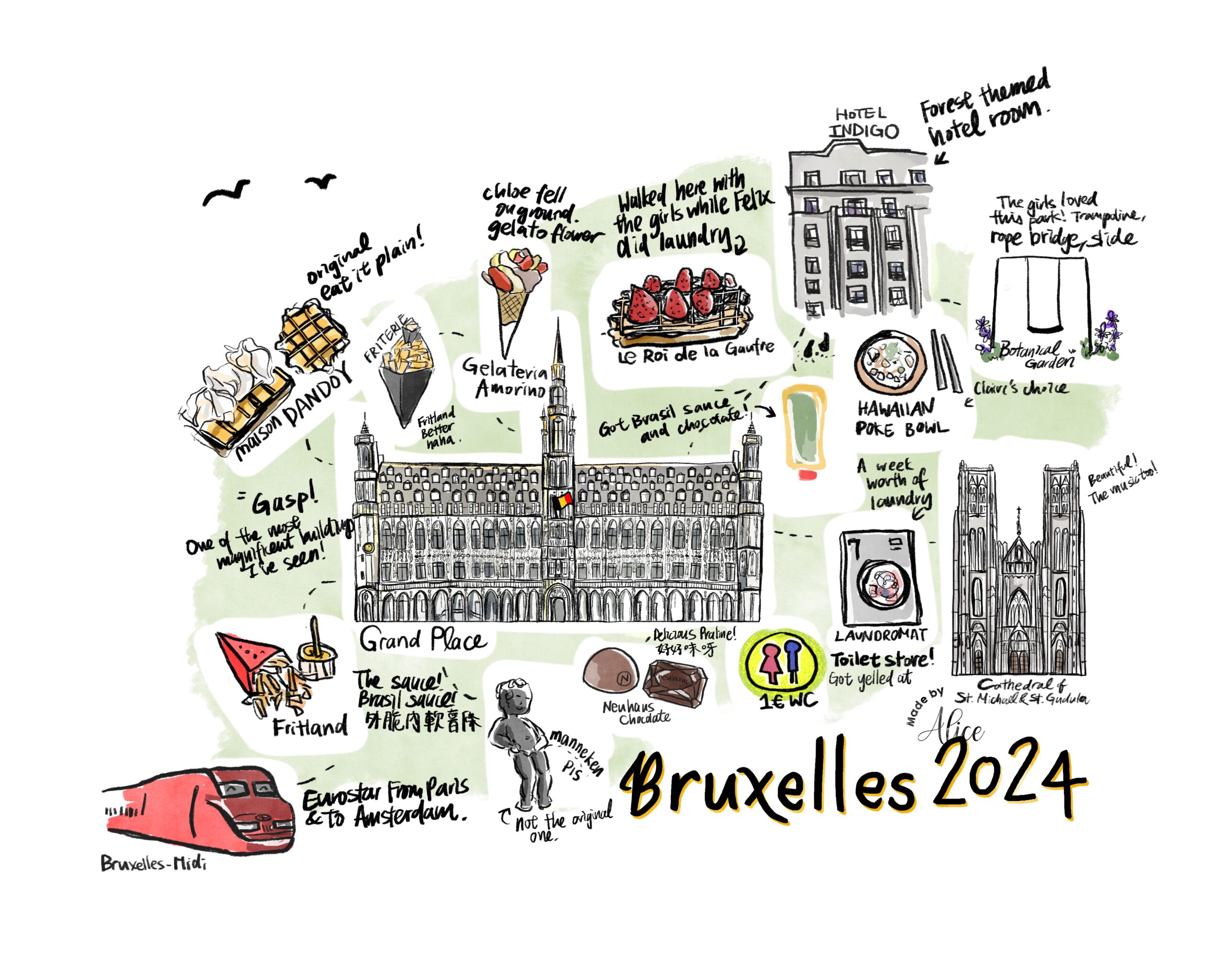 Europe trip highlight: Paying for restroom in Bruxelles
