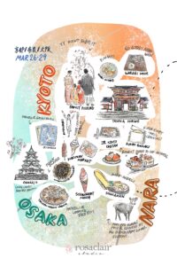 Osaka Travel Map